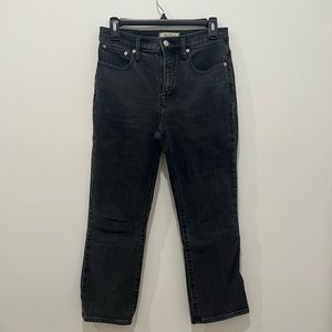 Madewell Black Slim Demi Bootcut jeans